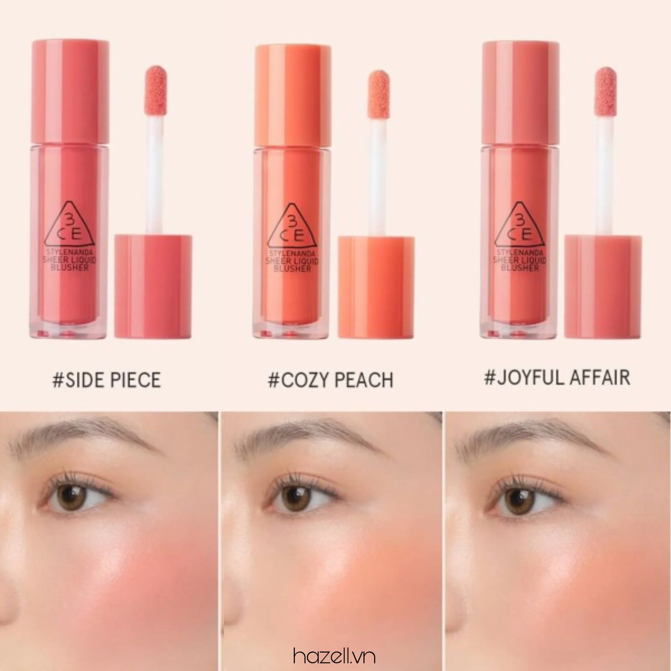 3CE Sheer Liquid Blusher 3g - Image 5