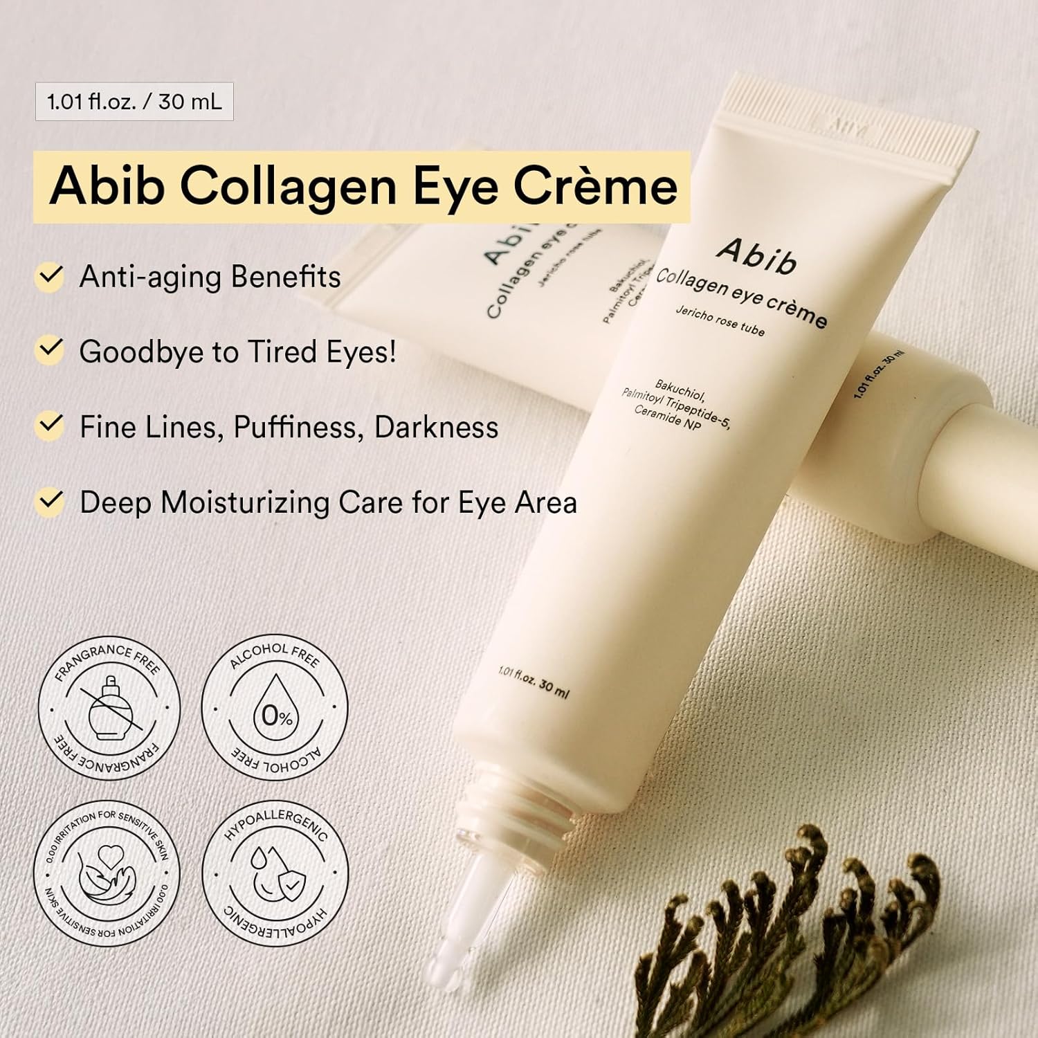 Abib Collagen Eye Creme Jericho Rose Tube 30ml - Image 5