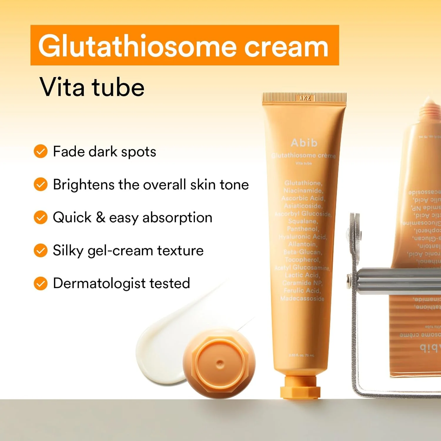 Abib Glutathiosome Creme Vita Tube 75ml - Image 2