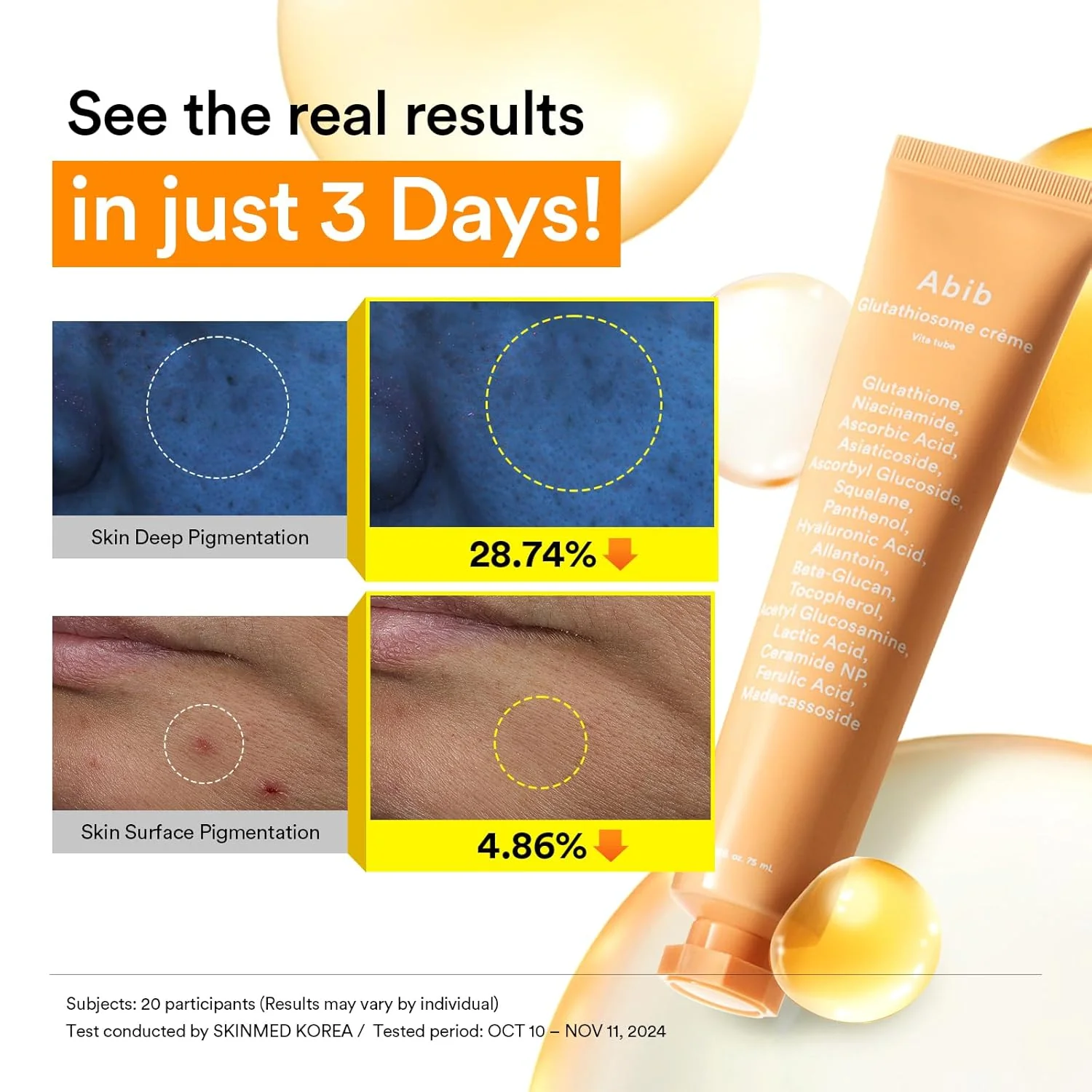 Abib Glutathiosome Creme Vita Tube 75ml - Image 3