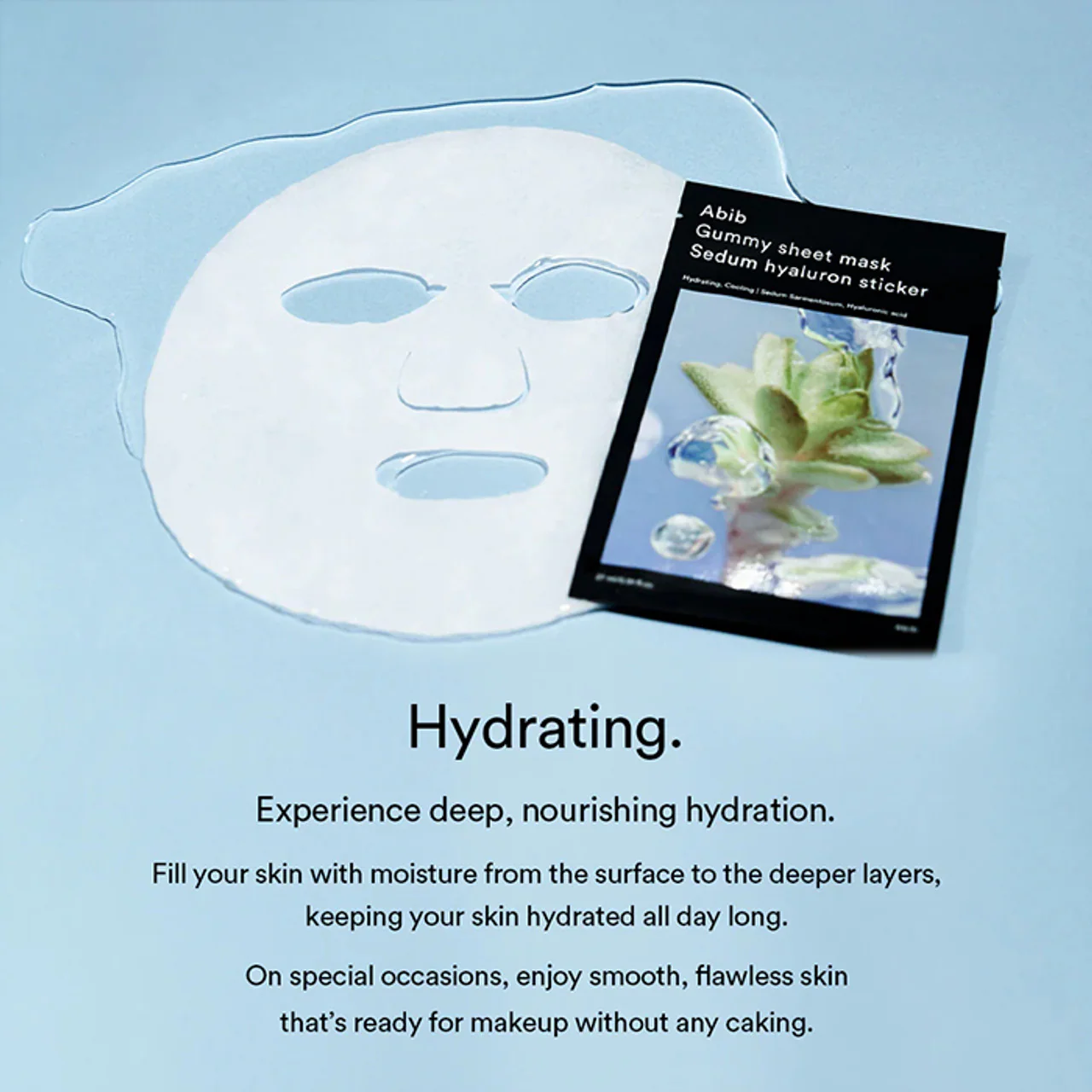 Abib Gummy Sheet Mask Sedum Hyaluron Sticker 1Pcs - Image 3