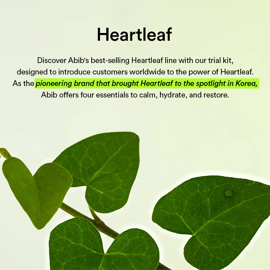 Abib Heartleaf Calming Trial Kit - Image 3