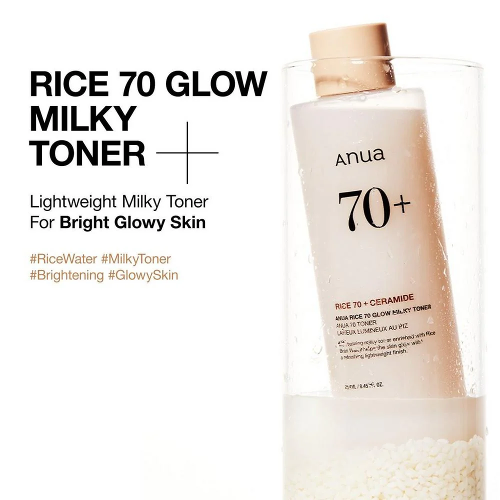 Anua Rice 70 Glow Milky Toner 150ml - Image 5