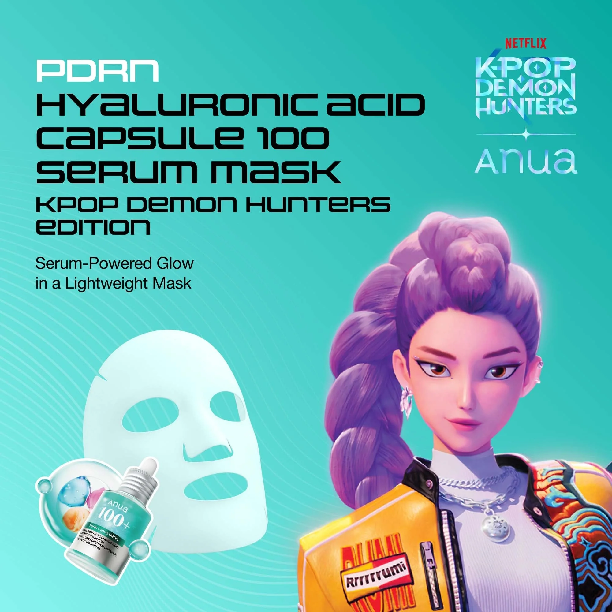 Anua X KDH Pdrn Hyaluronic Acid Capsule 100 Serum Mask 1Pc - Image 2