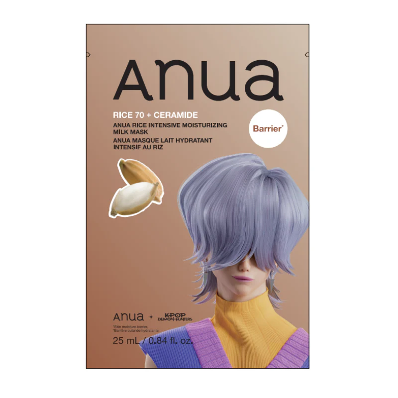 Anua X KDH Rice 70 Intensive Moisturizing Milk Mask 1Pc