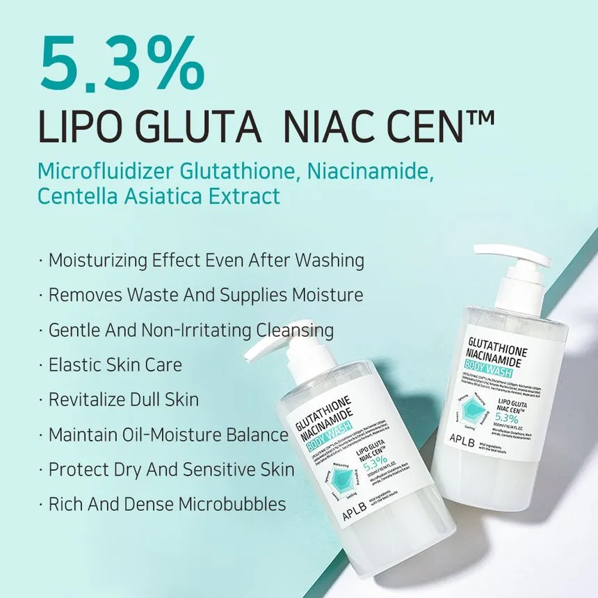 APLB Glutathione Niacinamide Body Wash 300ml - Image 5