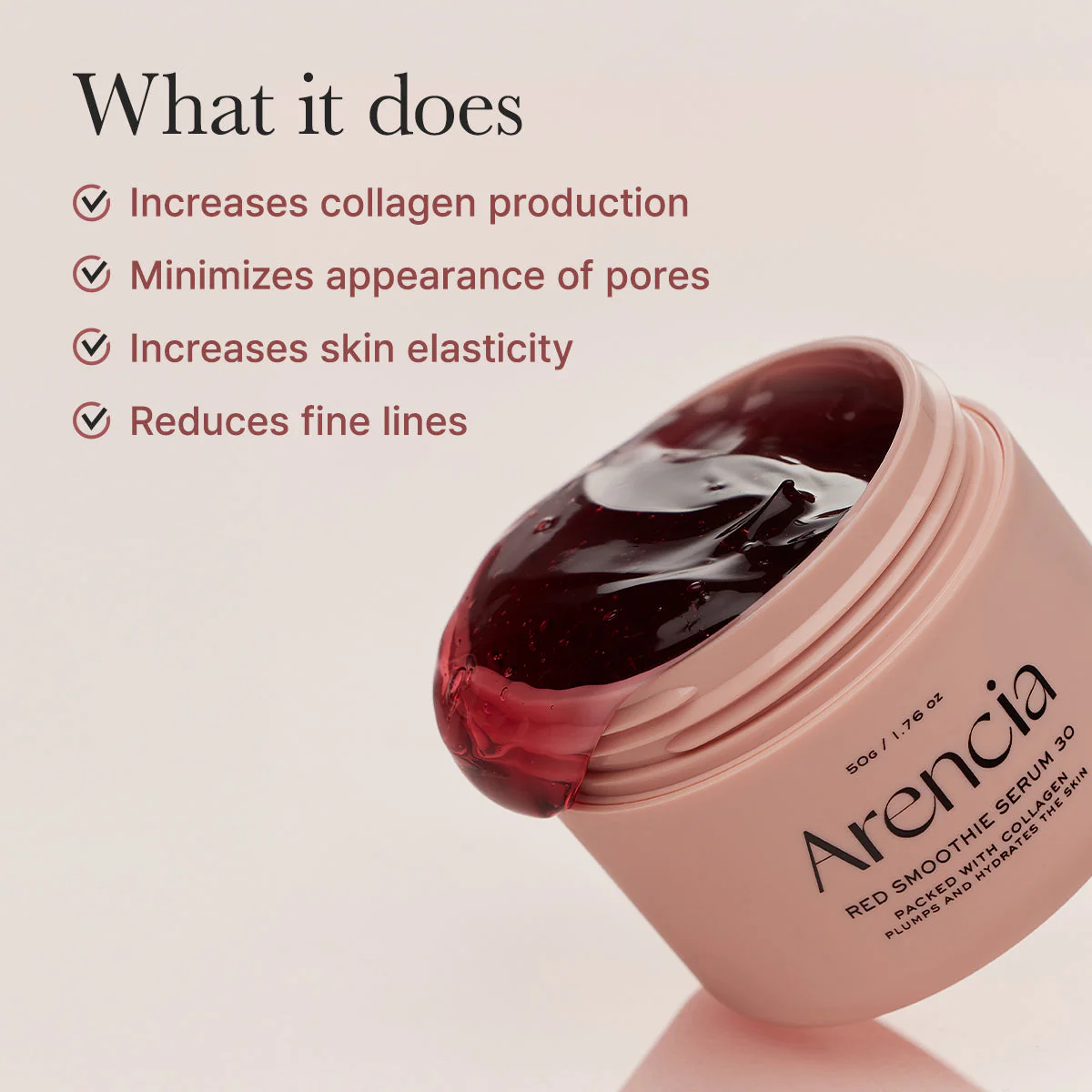 Arencia Fresh Red Smoothie Serum 30 50g - Image 4