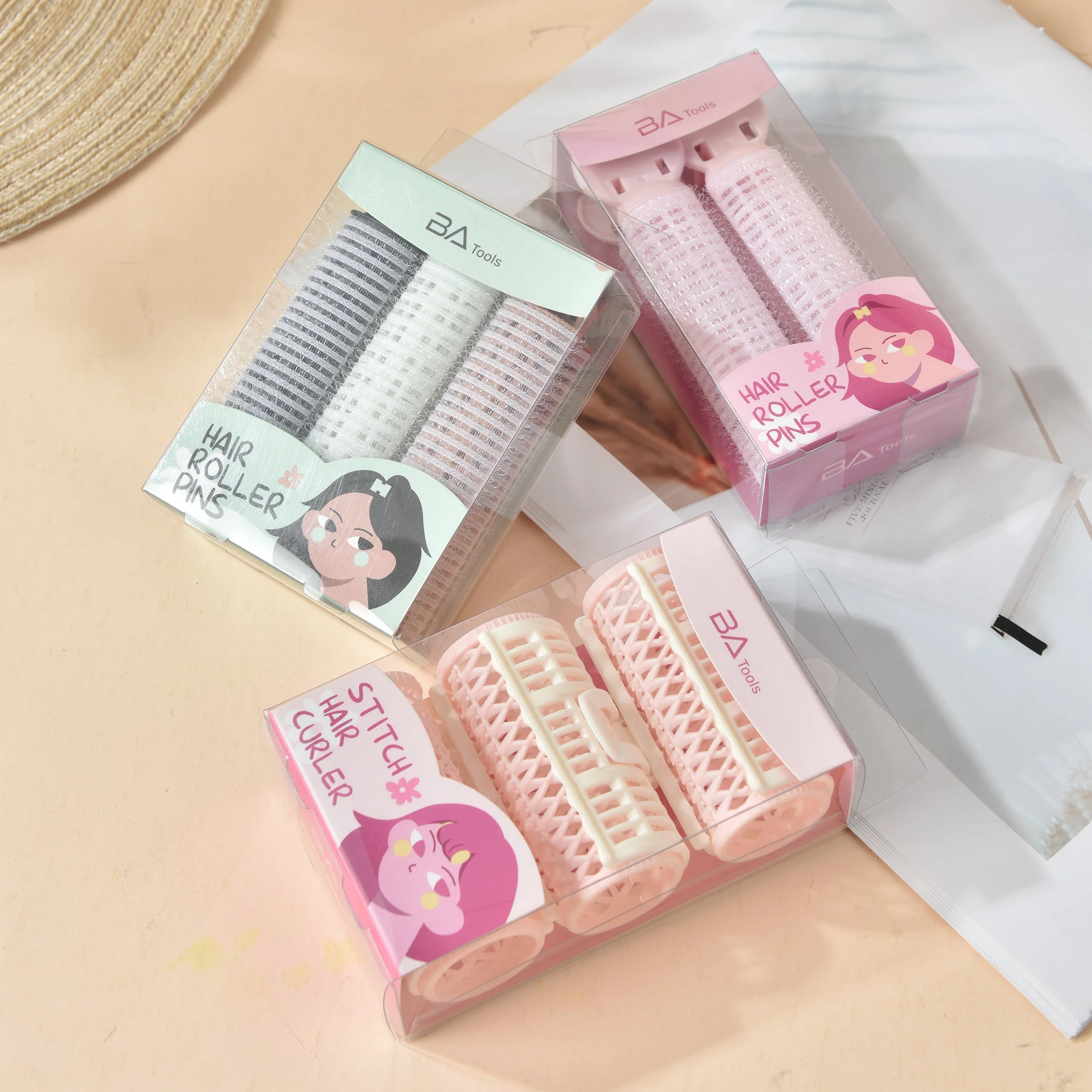BA Stitch Hair Curlers 3Pcs - Image 2