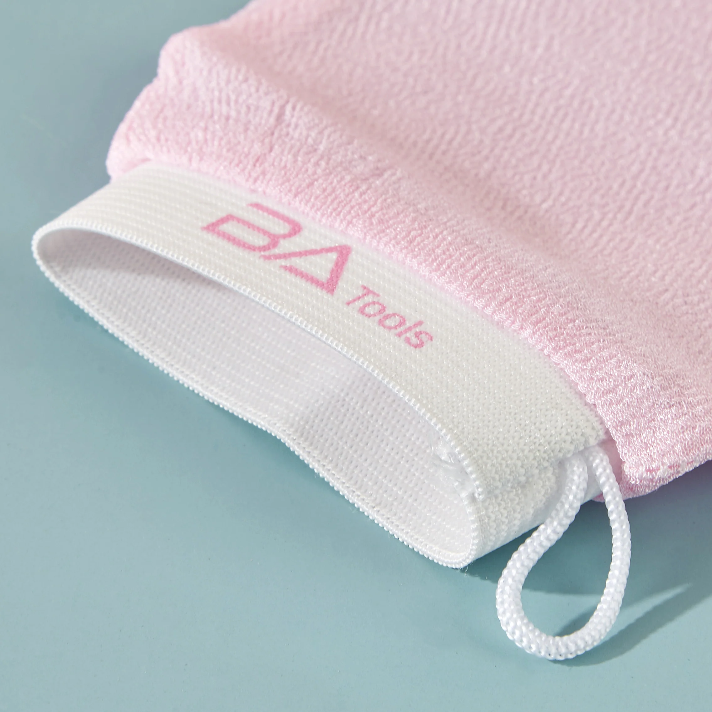 BA Tools Exfoliating Face Mitt Pink - Image 5