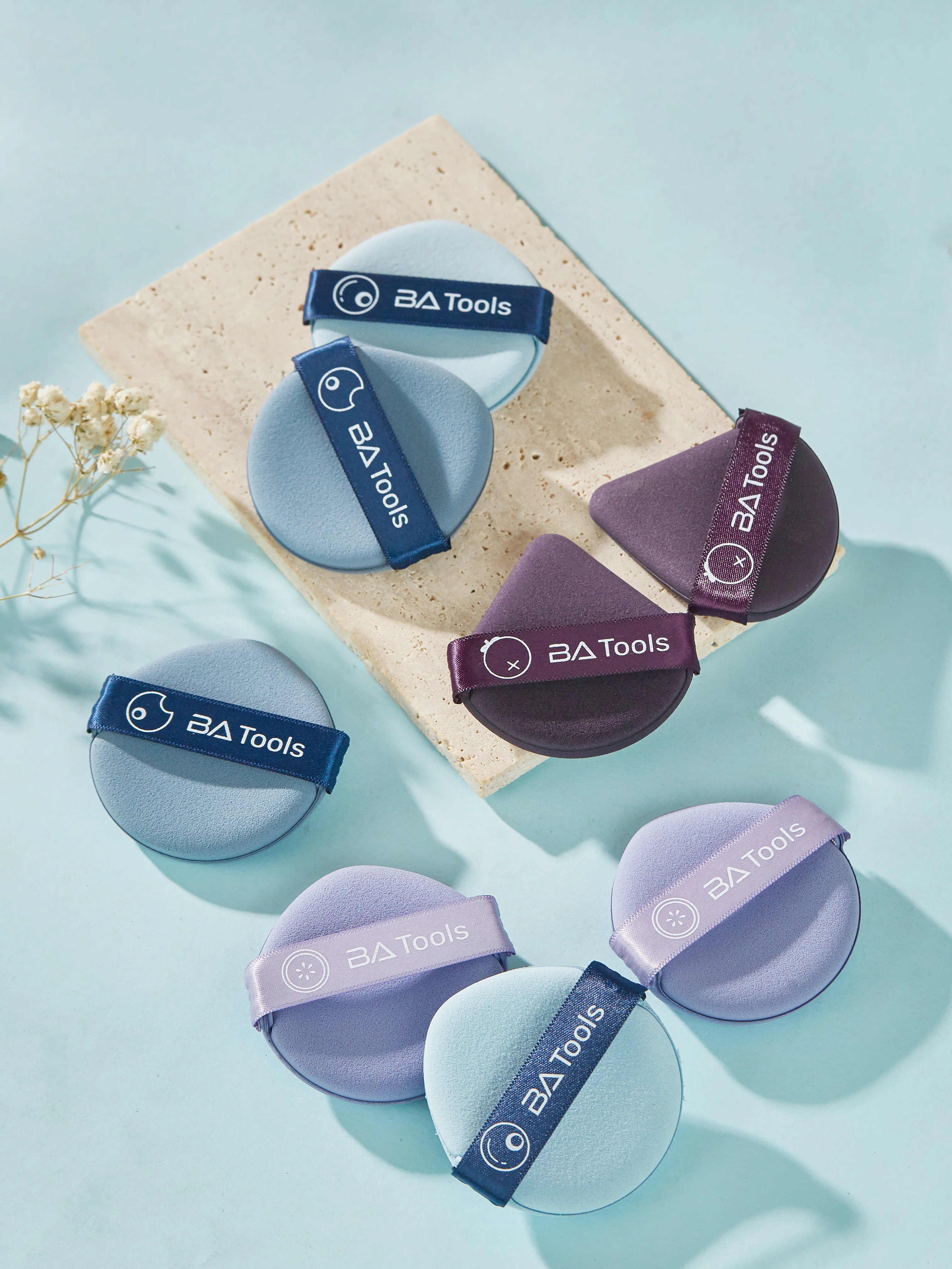 BA Tools Cushion Puff 4pcs Blueberry Cake - Image 3