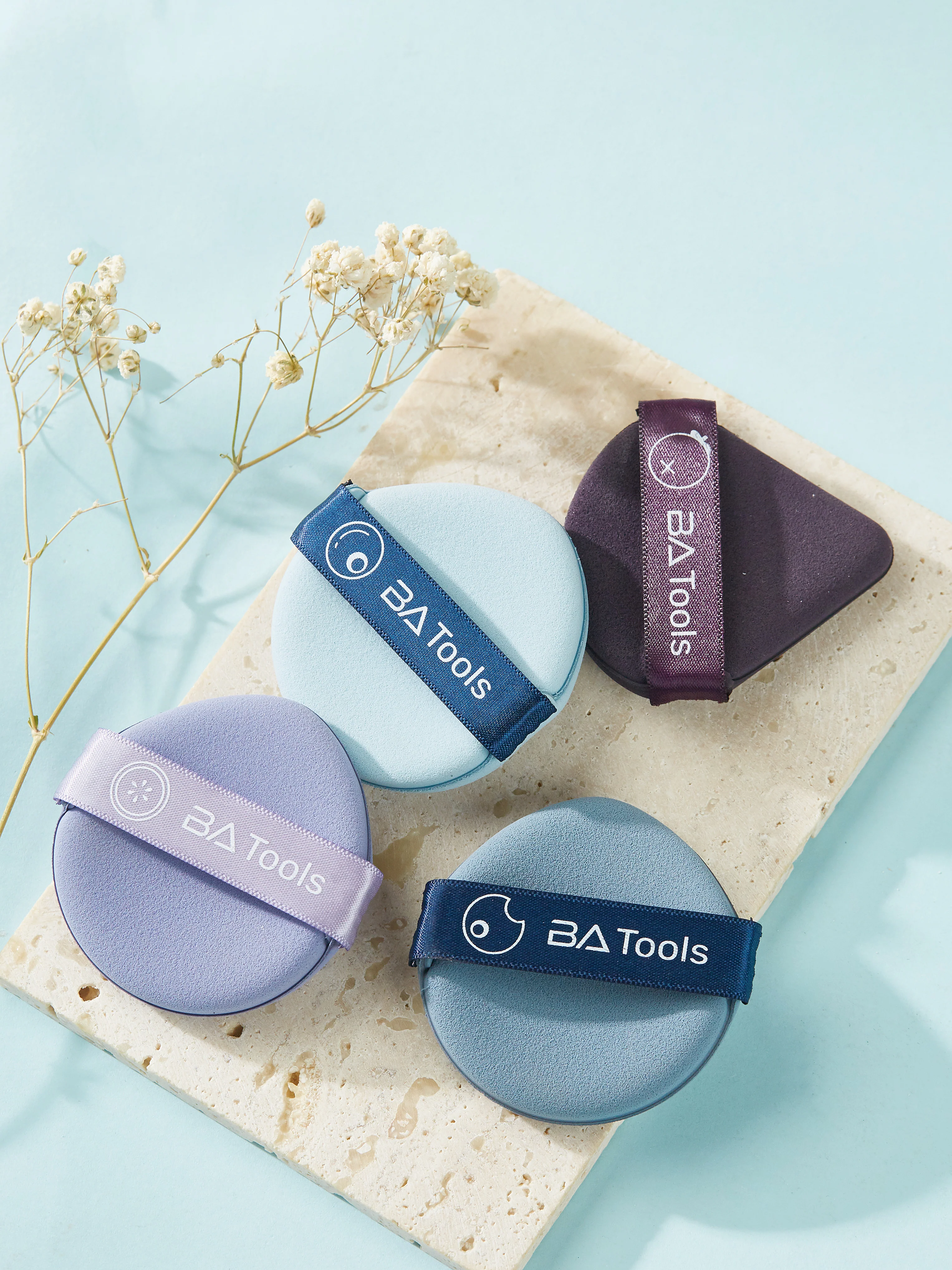 BA Tools Cushion Puff 4pcs Blueberry Cake - Image 8