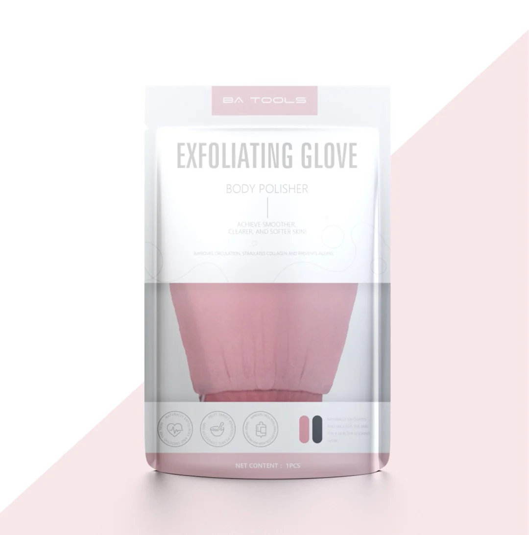 BA Tools Exfoliating Glove Pink