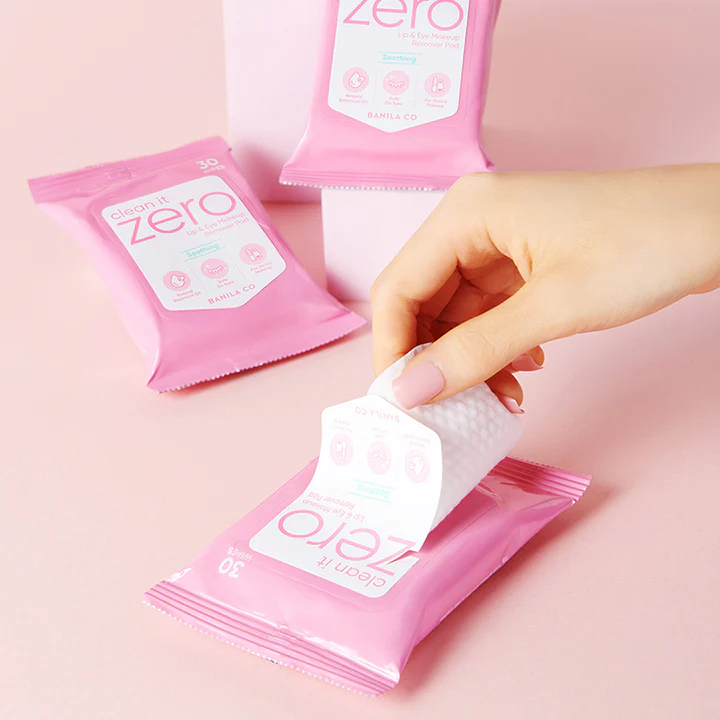 Banila Co Clean it Zero Soothing Lip & Eye Removing Pad 30Pcs - Image 2