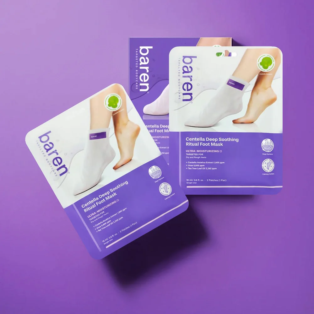 Baren Centella Deep Soothing Ritual Foot Mask 2ea - Image 3