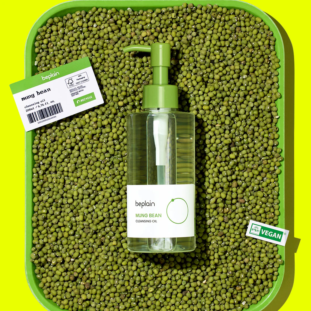 Beplain Mung Bean Cleansing Oil 200ml - Image 3