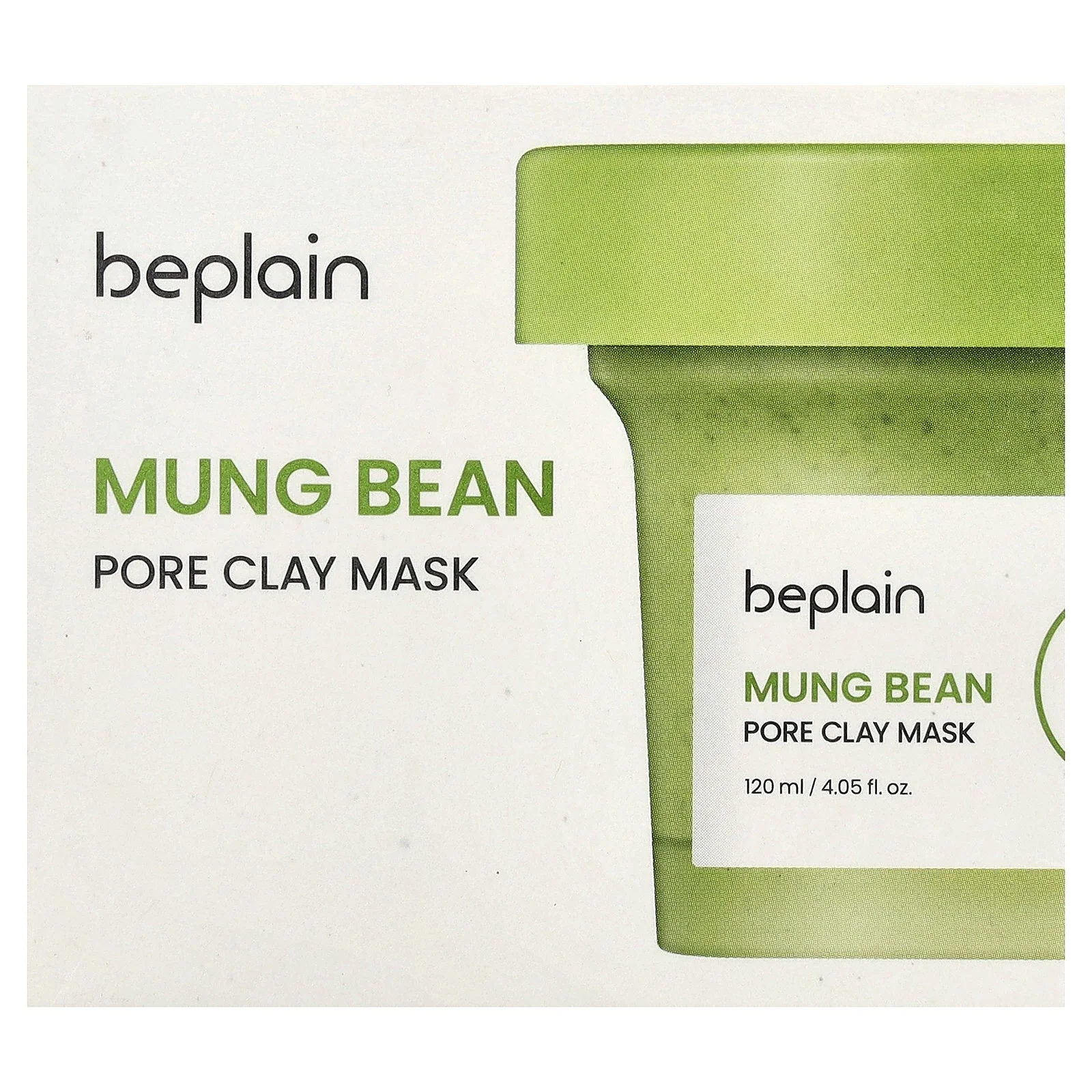 Beplain Mung Bean Pore Clay Mask 120ml - Image 3