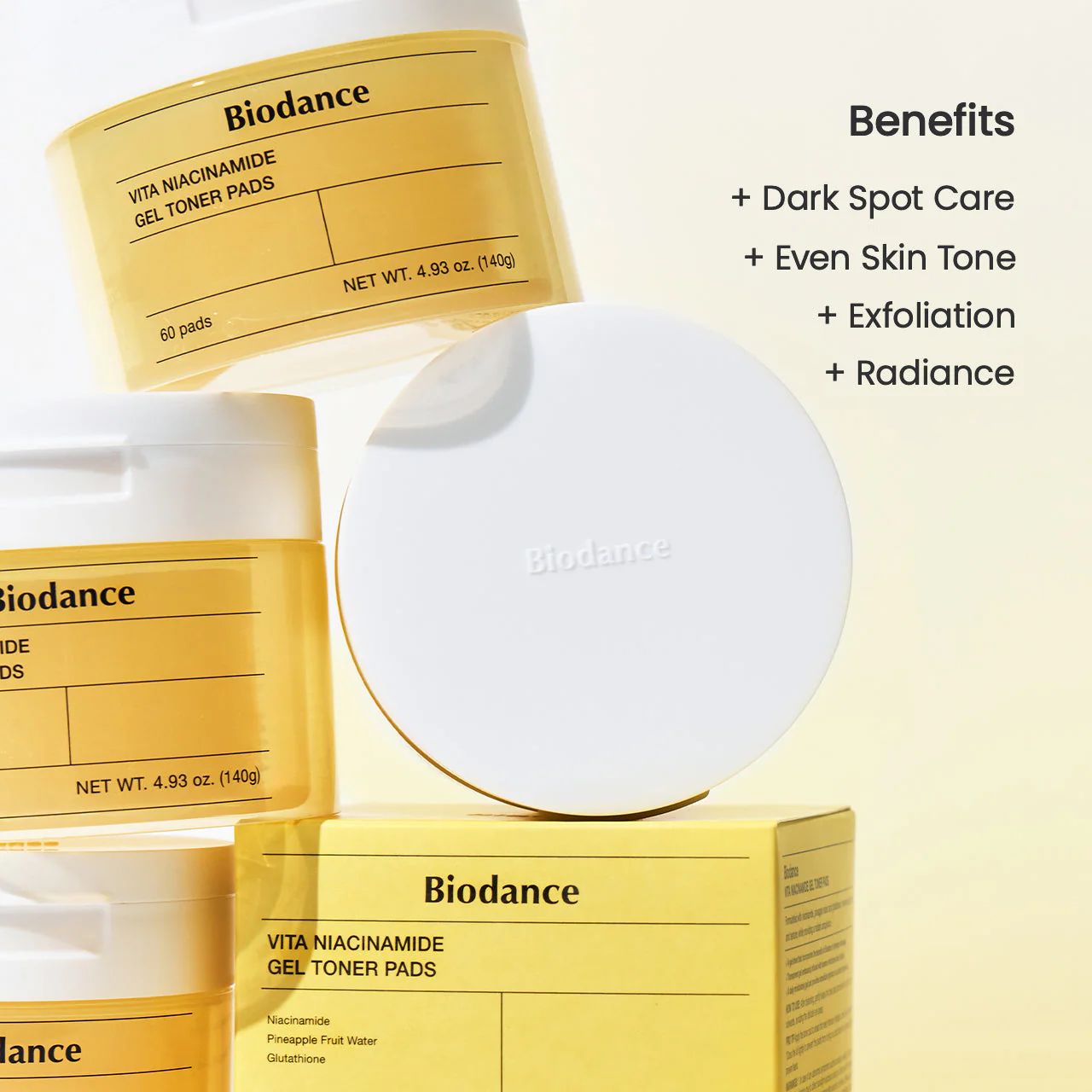 Biodance Vita Niacinamide Gel Toner Pads 60 Pads - Image 2