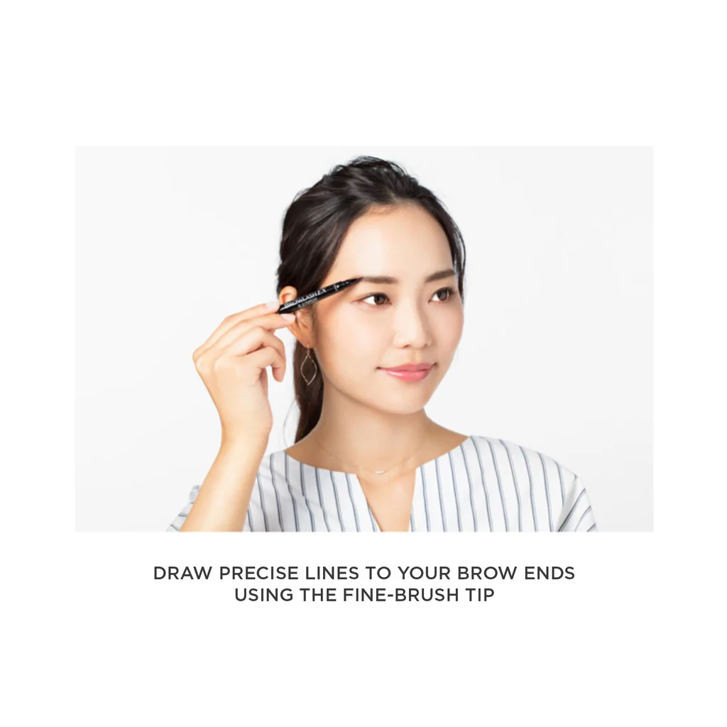 Browlash EX Water Strong W Eyebrow Pencil & Liquid Natural Brown - Image 5