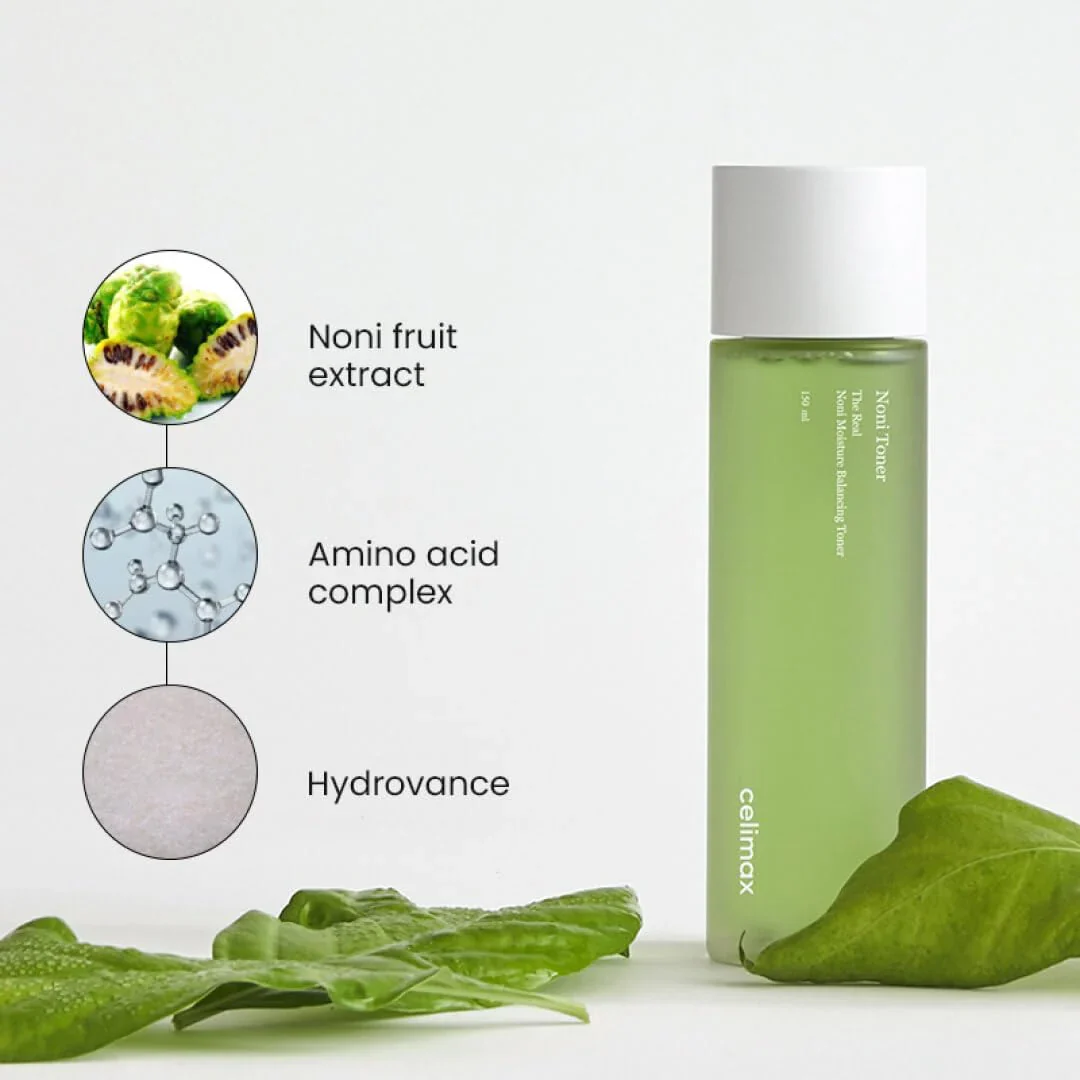 Celimax Renew Noni Moisture Balancing Toner 150ml - Image 4