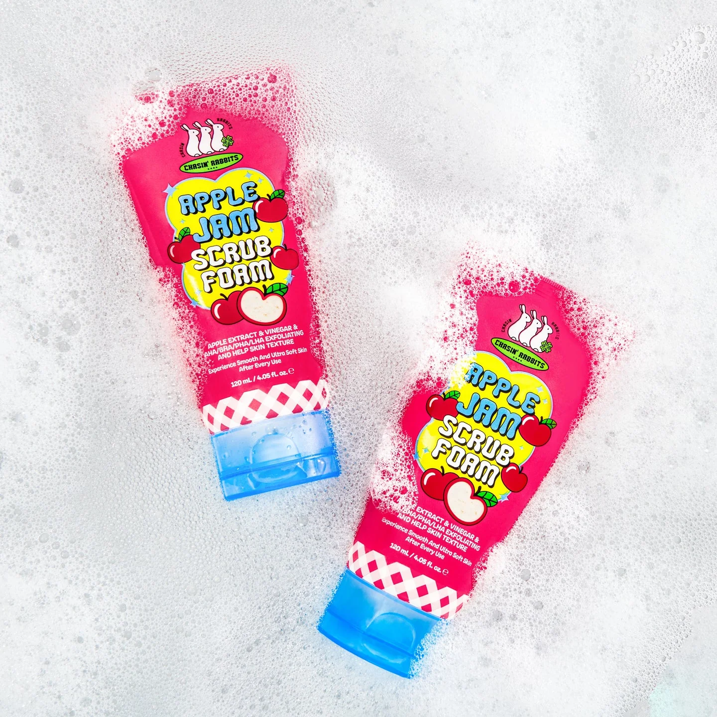 Chasin' Rabbits Apple Jam Scrub Foam 120ml - Image 2