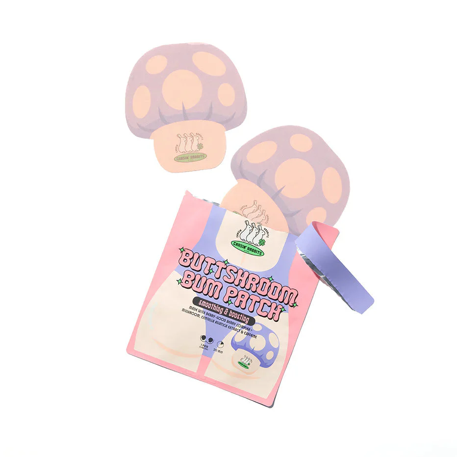 Chasin' Rabbits Butt Shroom Bum Patch 2Pcs - Image 3