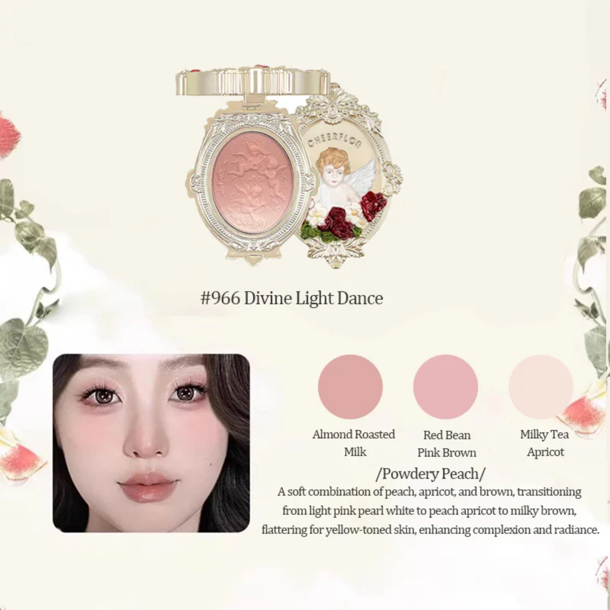 Cheerflor Angel Apocalypse Embossed Gradient Blusher - Image 5