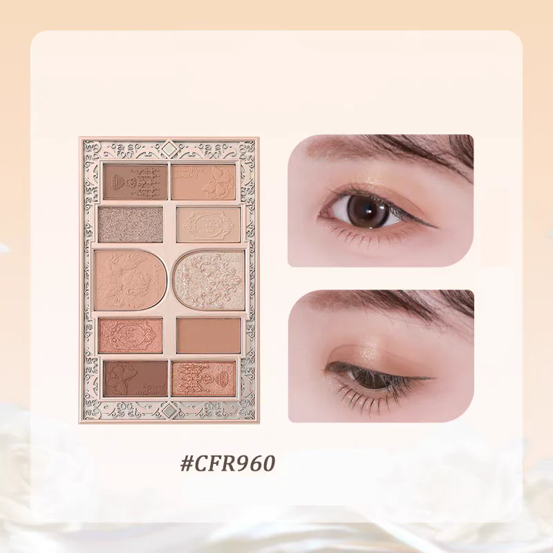 Cheerflor Brilliant Secret Series 10-Color Frame Eyeshadow Palett - Image 3