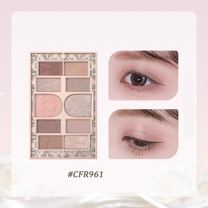Cheerflor Brilliant Secret Series 10-Color Frame Eyeshadow Palett - Image 4