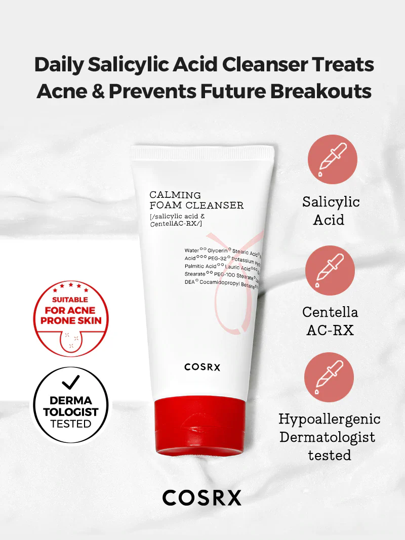 Cosrx AC Collection Calming Foam Cleanser - Image 2