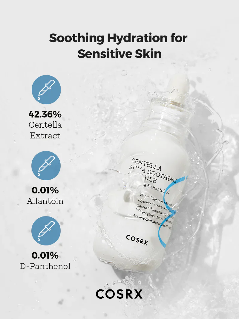 Cosrx Hydrium Centella Aqua Soothing Ampoule 40ml - Image 2