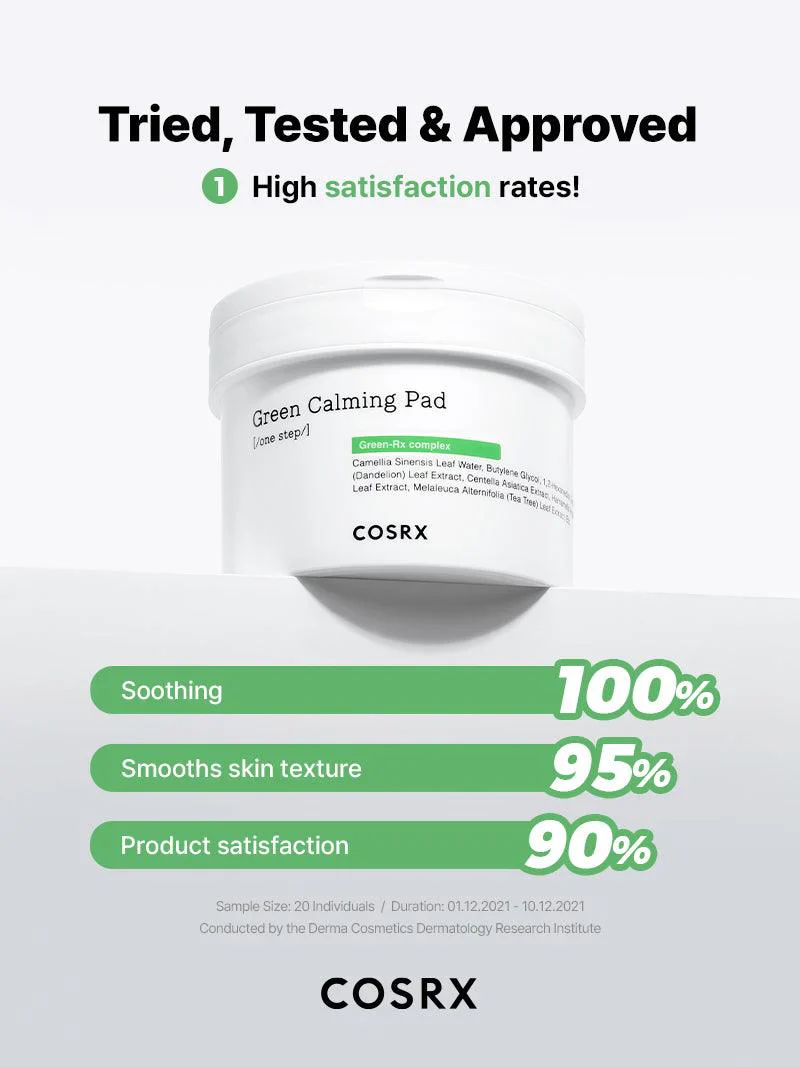 Cosrx One Step Green Calming Pad 70 Pads - Image 7