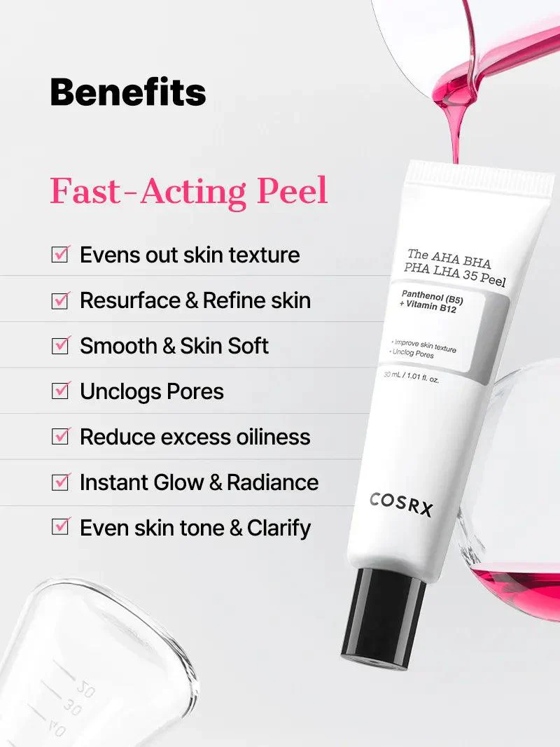 Cosrx The AHA BHA PHA LHA 35 Peel 30ml - Image 4