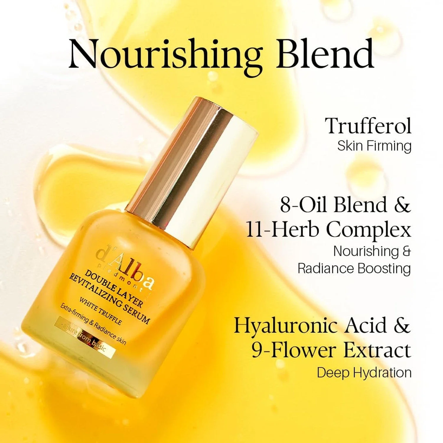 d'Alba White Truffle Double Layer Revitalizing Serum 50ml - Image 3