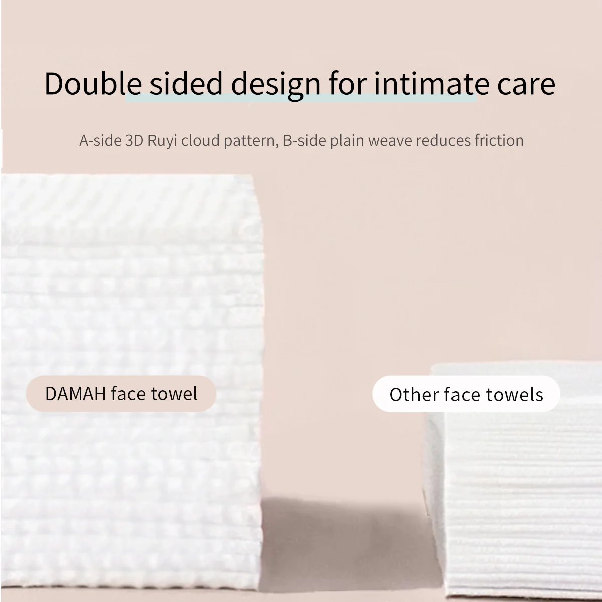 DAMAH Dark Magic Disposable Facial Towel 72Pcs - Image 3