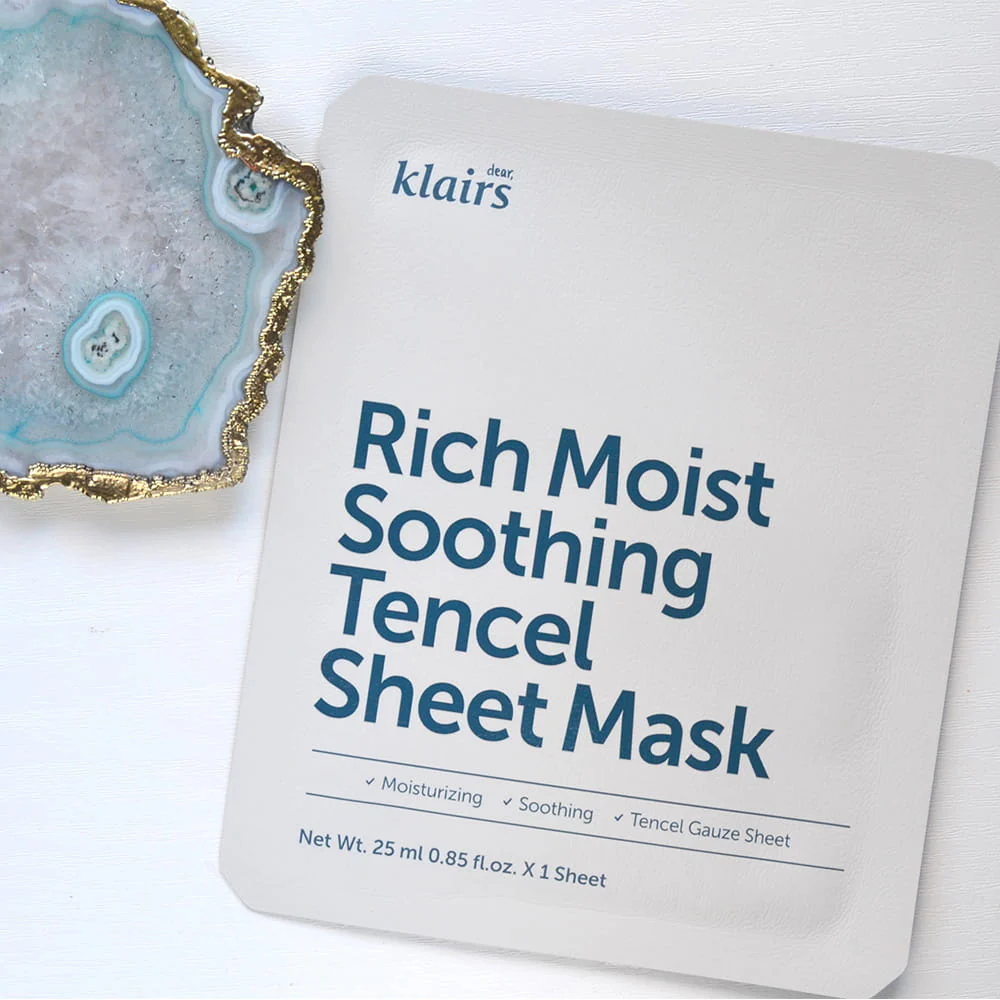 Dear Klairs Rich Moist Soothing Tencel Sheet Mask 1Pc - Image 2