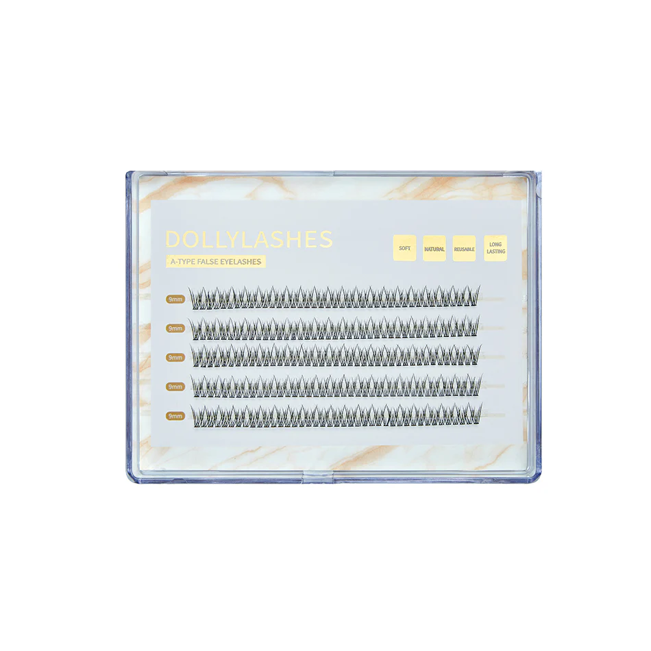 Dollylashes Fish Tail False Lashes 9mm
