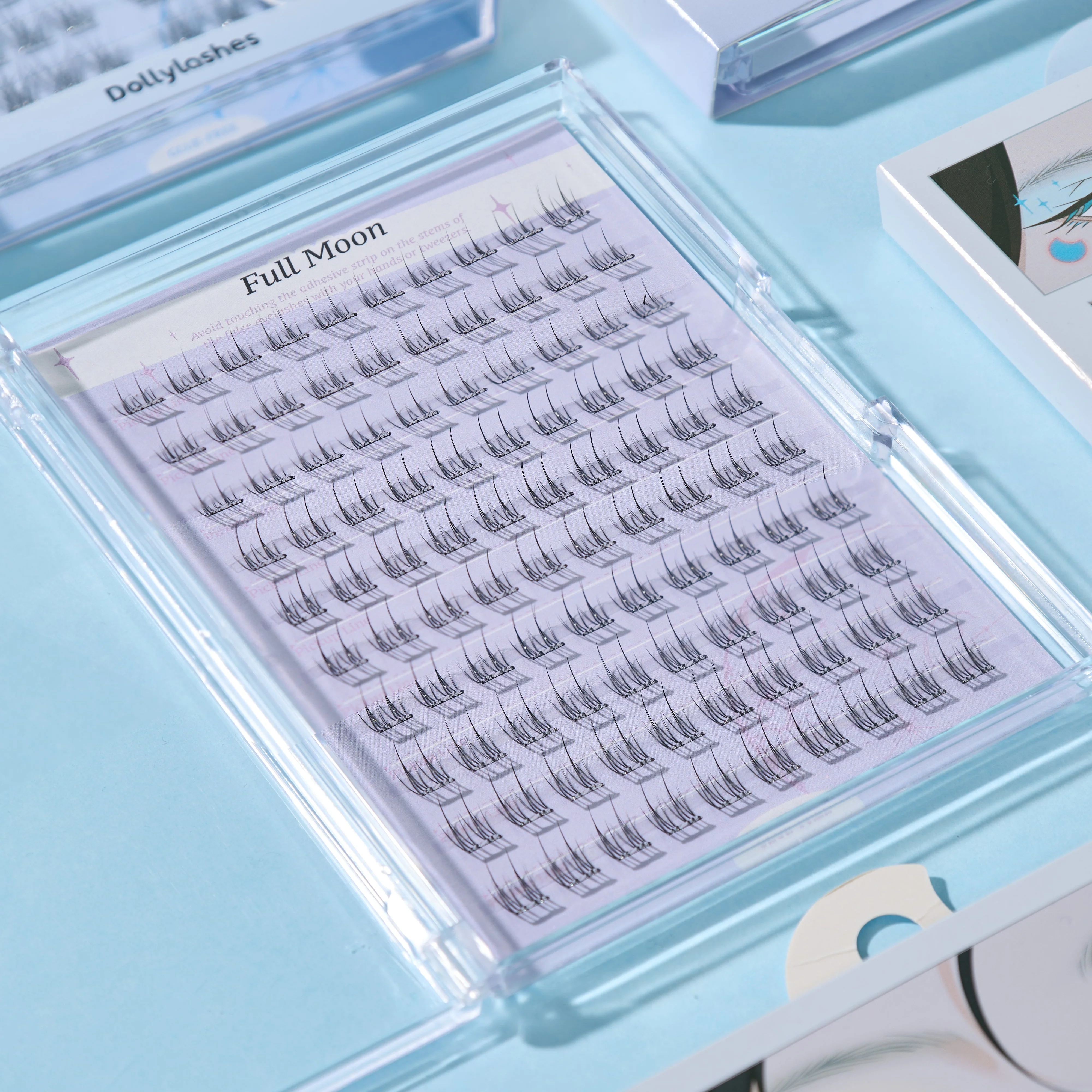 Dollylashes Lunar Eclipse Series Naturally Type V 100Pcs - Image 2