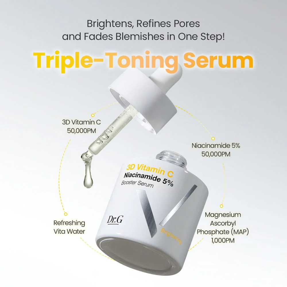 Dr.G Vitamin C Booster Brightening Serum 30ml - Image 2