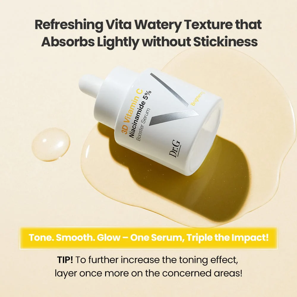 Dr.G Vitamin C Booster Brightening Serum 30ml - Image 4