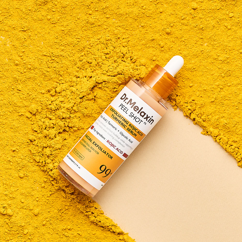 Dr.Melaxin Peel Shot Exfoliating Kojic Acid Turmeric Serum 80ml - Image 4