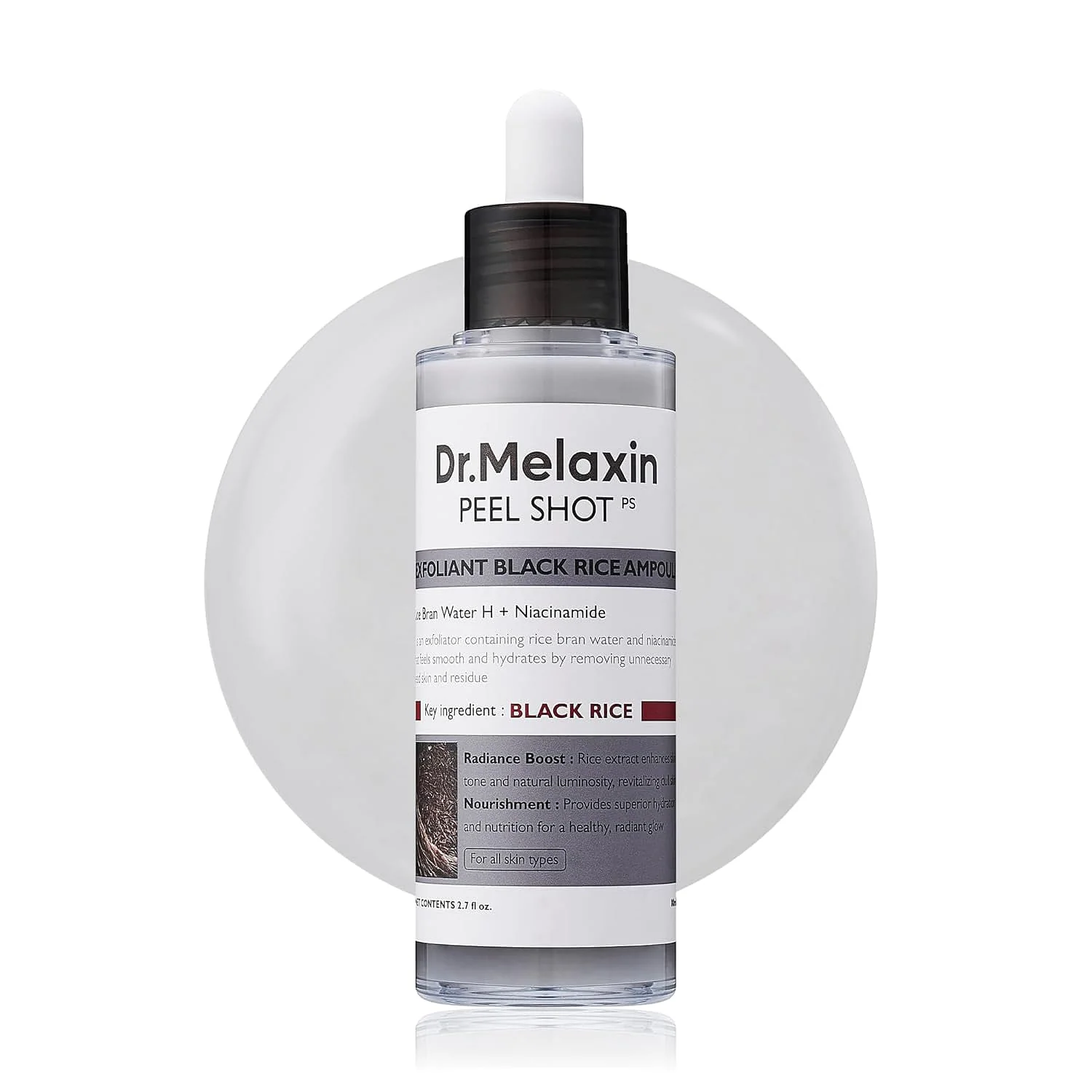 Dr.Melaxin Peel Shot Exfoliating Rice Ampoule 80ml - Image 2