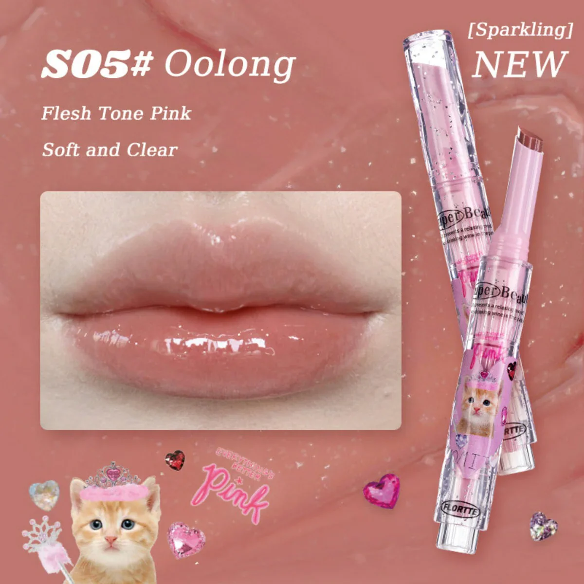 Flortte I Am Super Beauty Jelly Lipstick 1.5g - Image 12