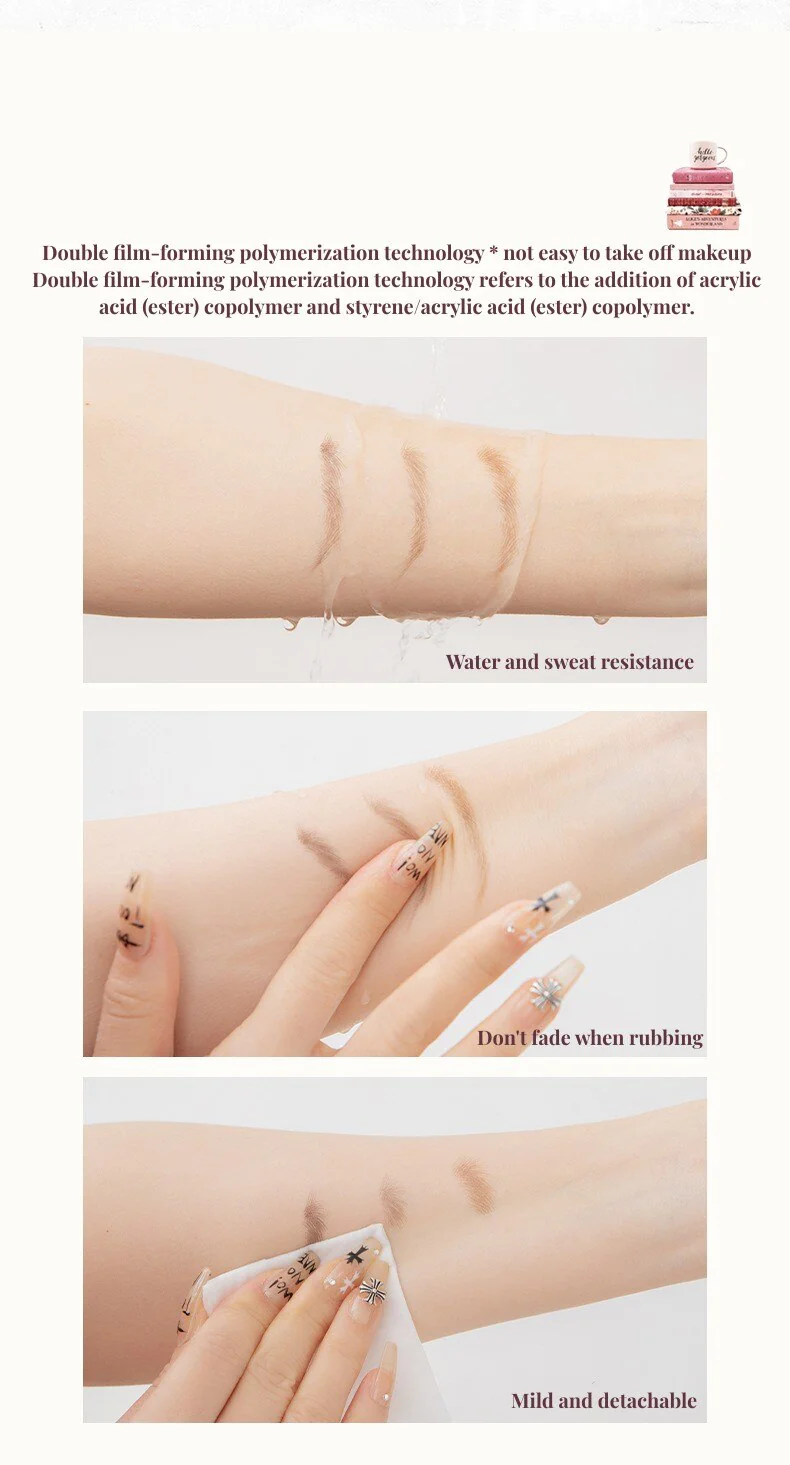 Flortte I Am Super Beauty Liquid Eyebrown Pen 0.5ml - Image 7