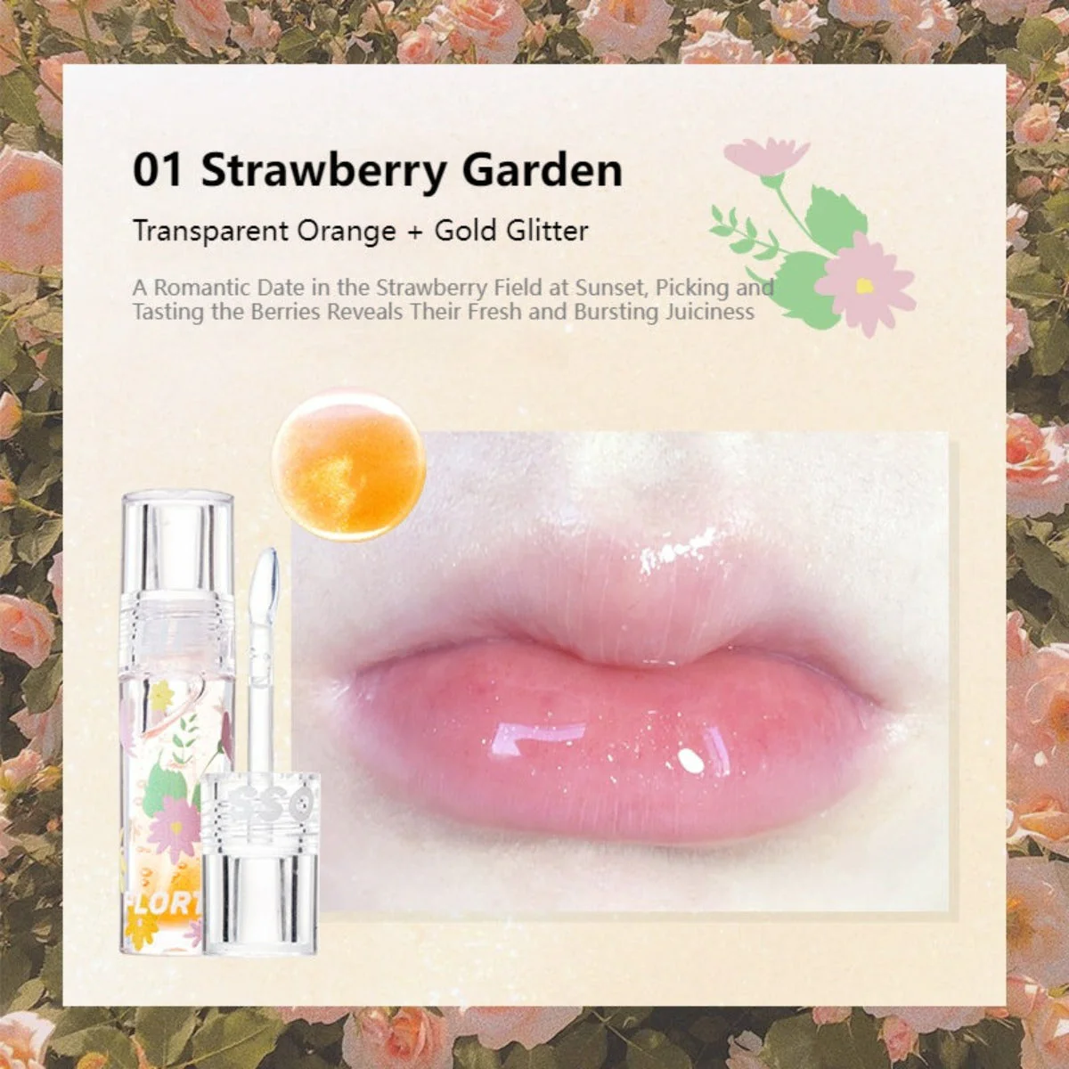Flortte I Love You Nourishing Gradient Lip Oil - Image 5