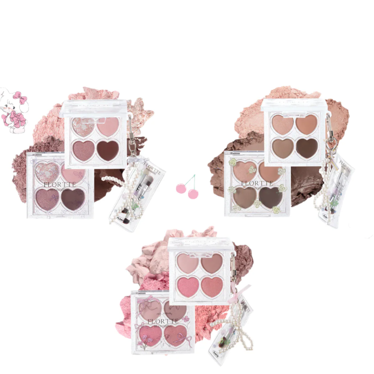 Flortte Love Yourself 4-Color Eyeshadow Palette