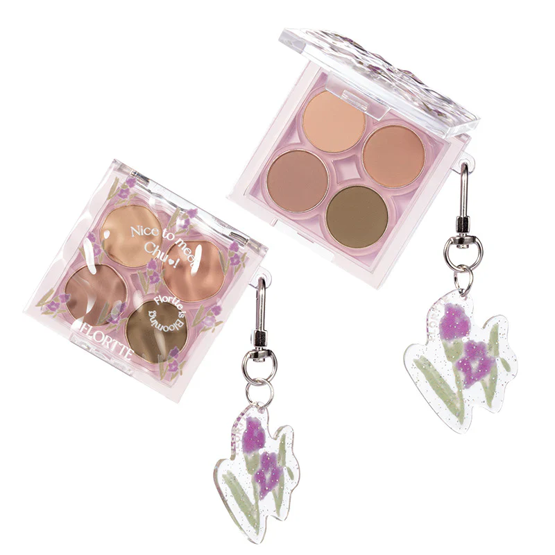Flortte Nice to Meet Chu 4-color Eyeshadow Palette 4g