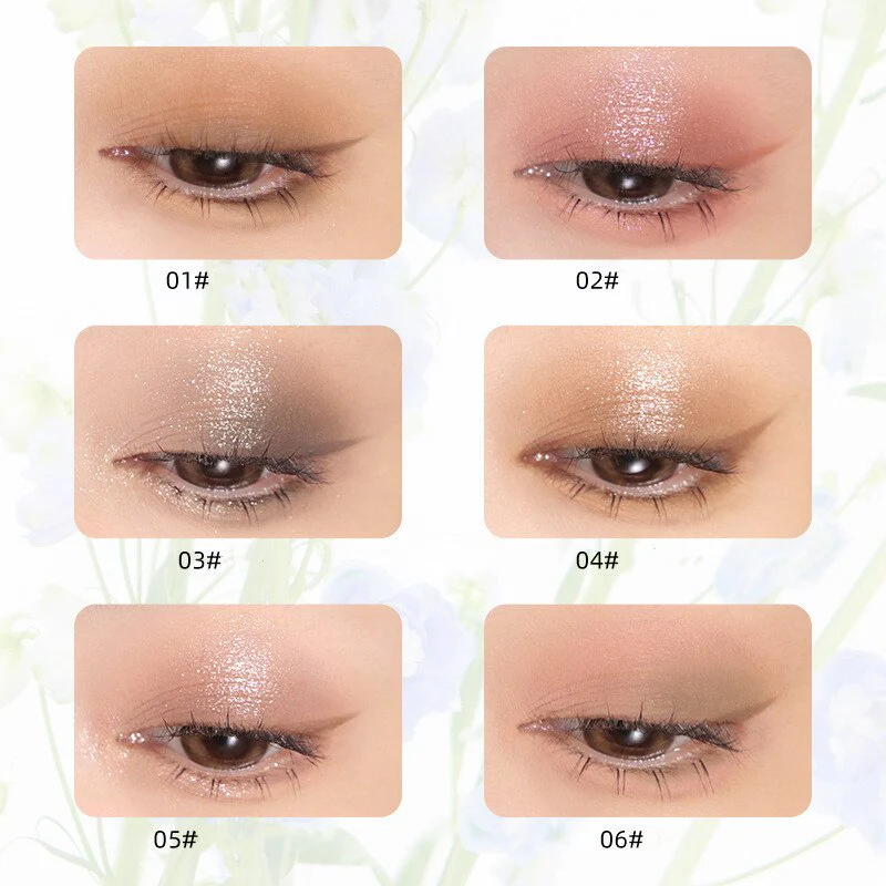 Flortte Nice to Meet Chu 4-color Eyeshadow Palette 4g - Image 4