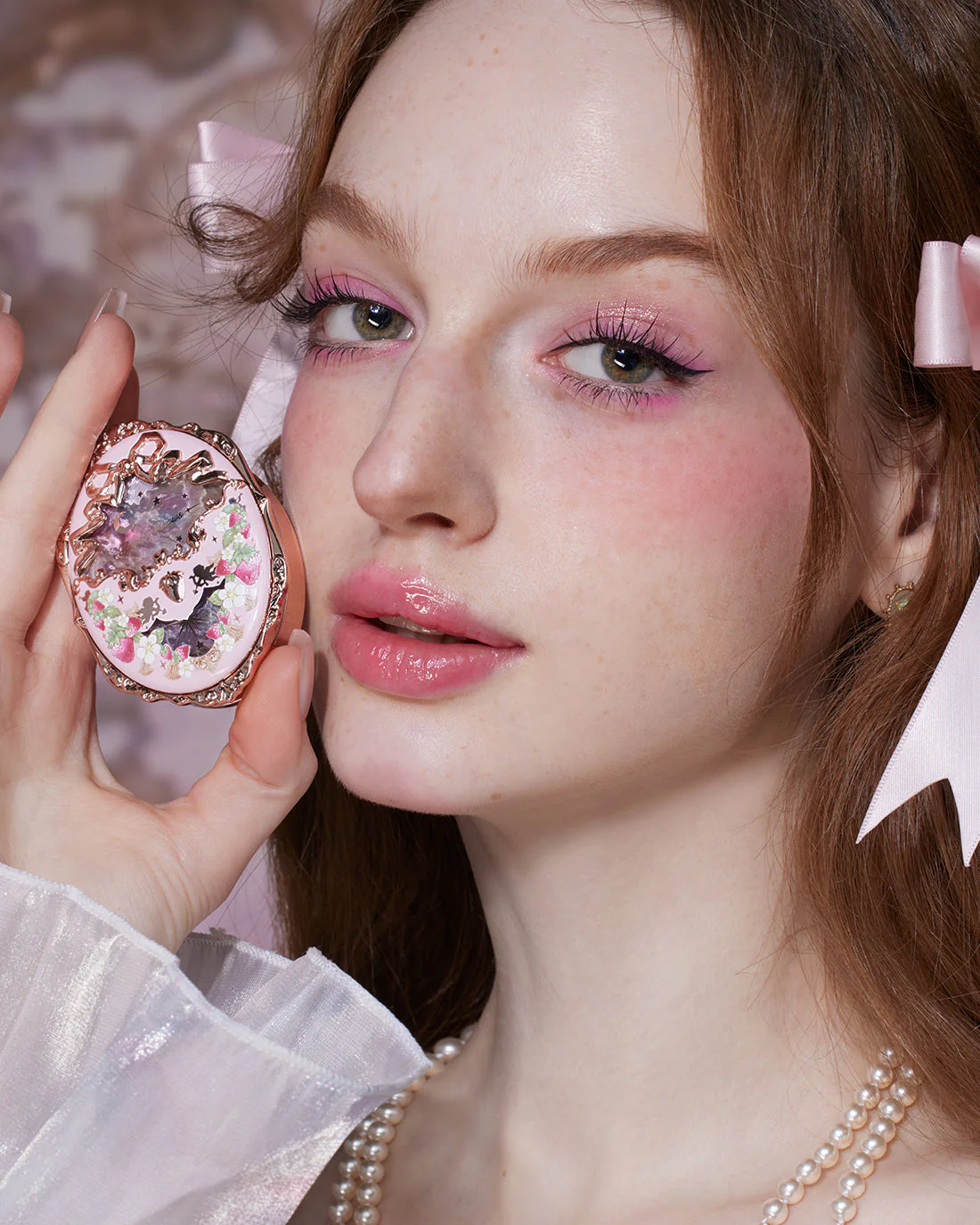 Flower Knows Strawberry Rococo Series Embossed Blush - Image 7