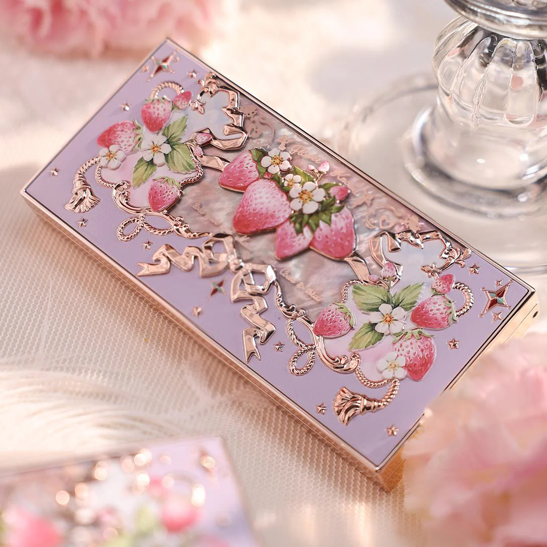 Flower Knows Strawberry Rococo Series Five-Color Eyeshadow Palette - Image 2