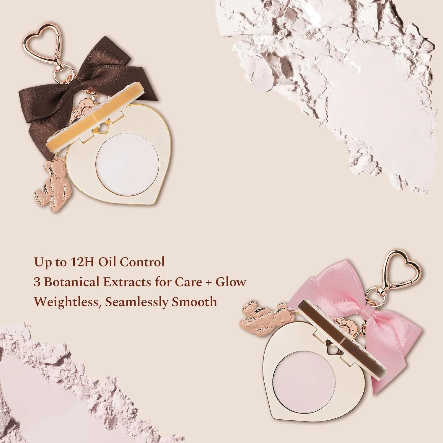 Flower Knows The Sweetie Bear Collection Mini Setting Powder & Charm Set - Image 3
